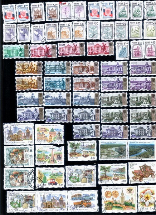 марки различной тематики; Почтовые марки