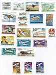 «Авиация» и «Космос» на марках, Коллекционные марки