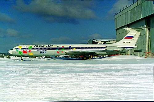 IL-62, KRASAIR; bort N RA-86459, Krasnoyarsk, 2001, D. Petrochenko, article CA/3-225